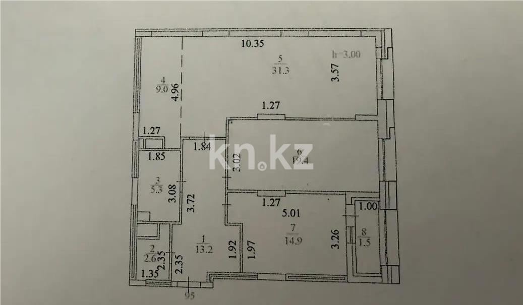 Продажа 3-комнатной квартиры, 97.2 м² в Астане - фото 4