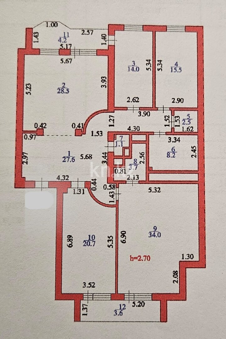 Продажа 4-комнатной квартиры, 163.3 м² в Астане - фото 14