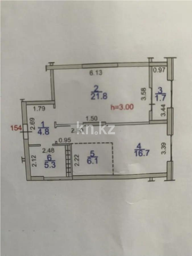 Продажа 2-комнатной квартиры, 58 м², пр. Сейфуллина, дом  467г в Алматы - фото 4