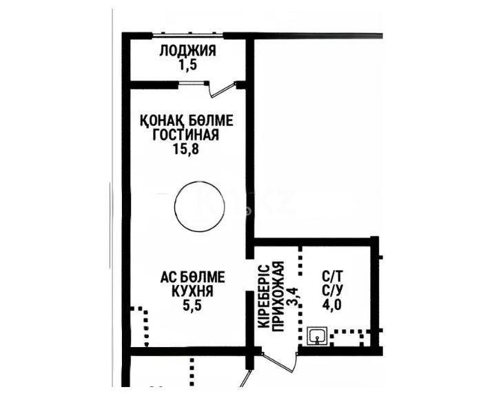 Продажа 1-комнатной квартиры, 31 м² в Алматы