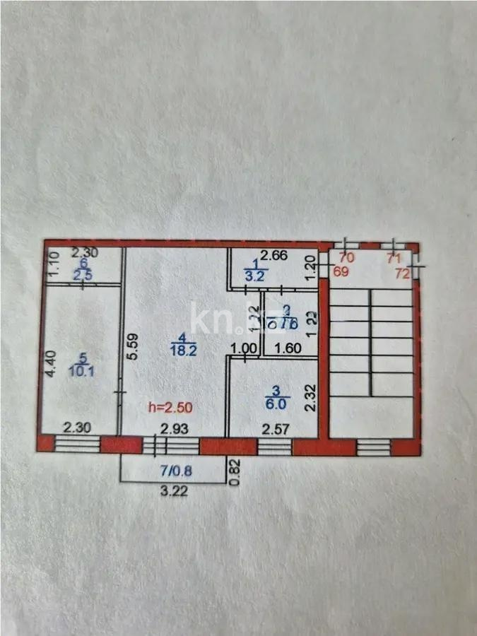 Продажа 2-комнатной квартиры, 44 м² в Караганде - фото 8