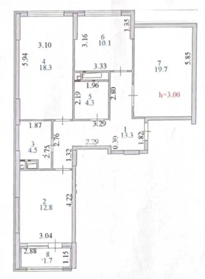 Продажа 3-комнатной квартиры, 85 м² в Астане - фото 6