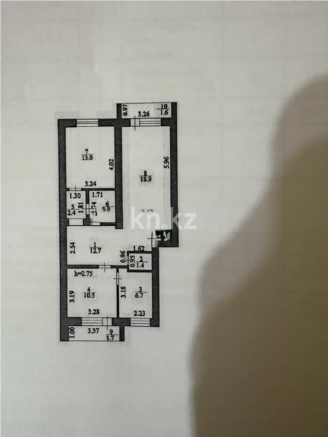 Продажа 3-комнатной квартиры, 75 м², ул. Рыскулбекова, дом  8/2 в Астане - фото 5