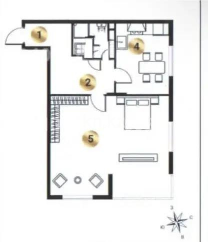 Продажа 3-комнатной квартиры, 74.28 м² в Алматы