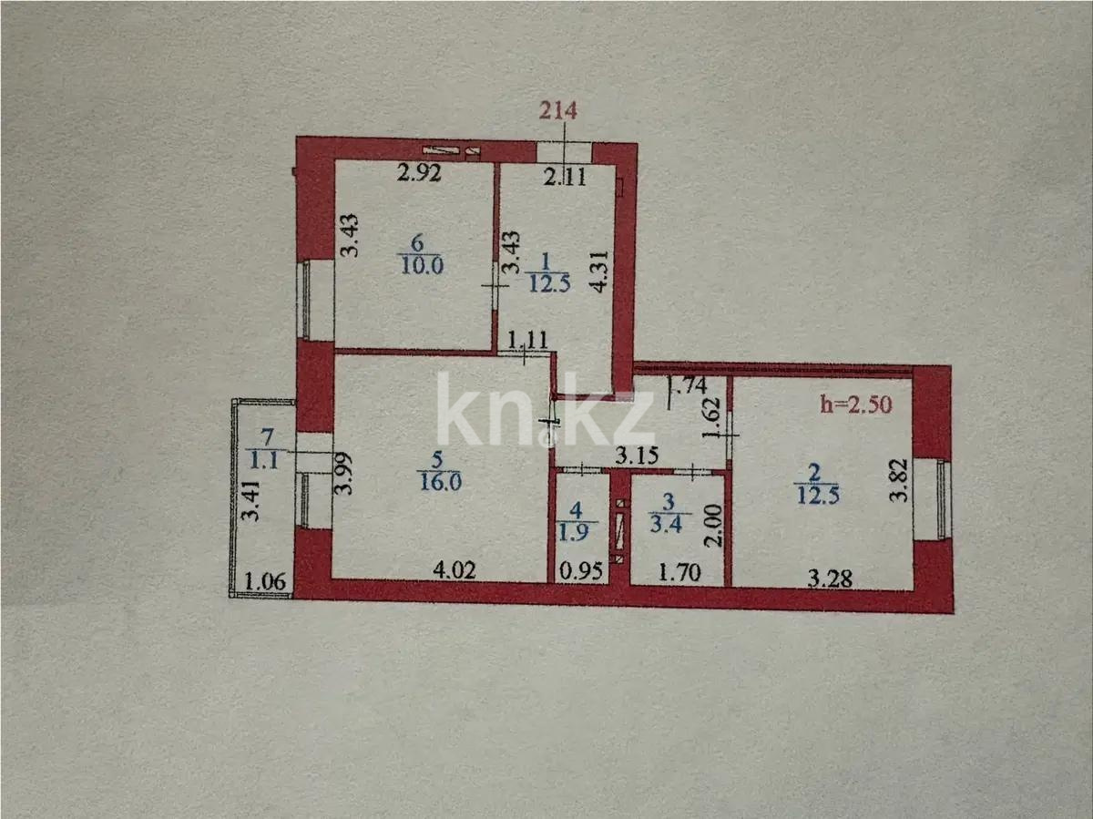 Продажа 2-комнатной квартиры, 57.4 м² в Астане - фото 7