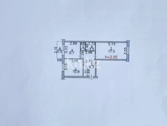 Продажа 2-комнатной квартиры, 52 м² в Усть-Каменогорске - фото 2