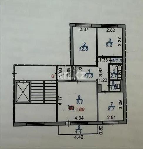 Продажа 3-комнатной квартиры, 65 м² в Караганде - фото 7