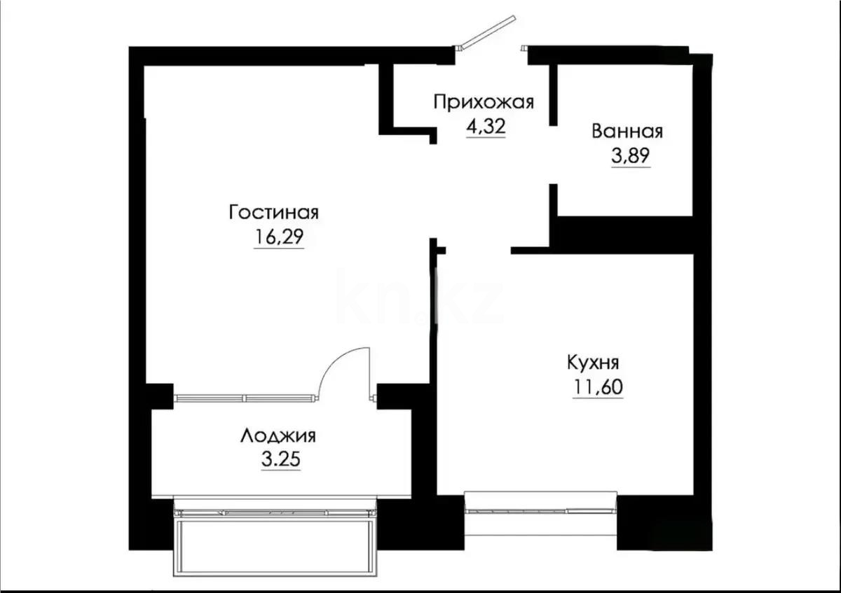 Продажа 1-комнатной квартиры, 39.9 м² в Астане - фото 7