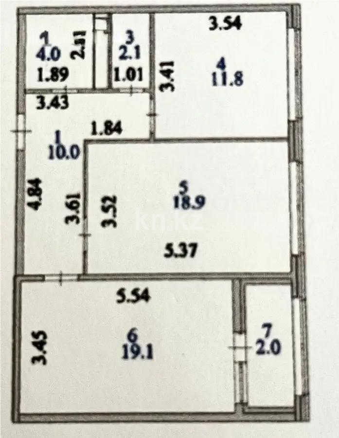 Продажа 2-комнатной квартиры, 67.9 м² в Астане - фото 5