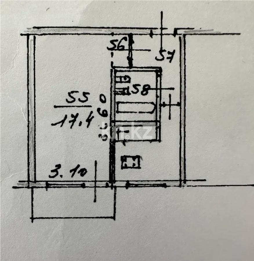 Продажа 1-комнатной квартиры, 30.8 м², мкр. Орбита-3, дом  31 в Алматы
