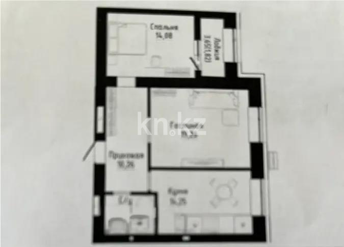 Продажа 2-комнатной квартиры, 64 м² в Астане