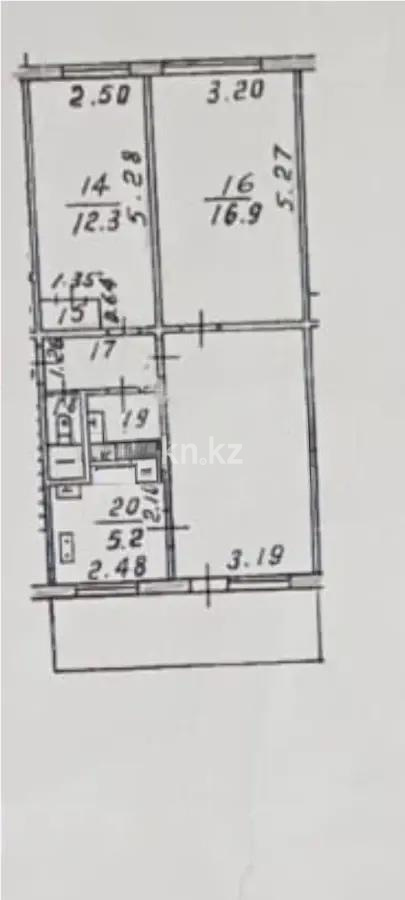 Продажа 3-комнатной квартиры, 58.8 м² в Алматы - фото 5