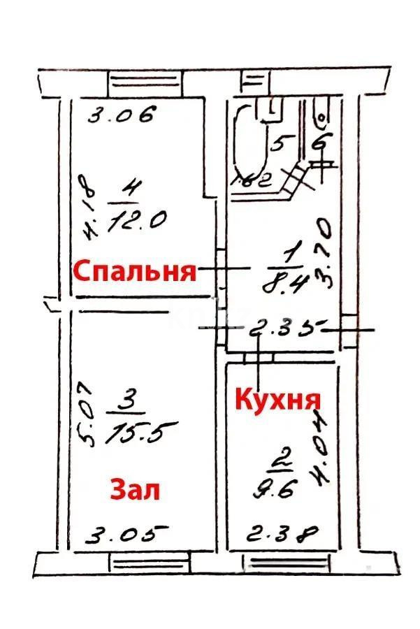 Продажа 2-комнатной квартиры, 51 м² в Алматы - фото 4