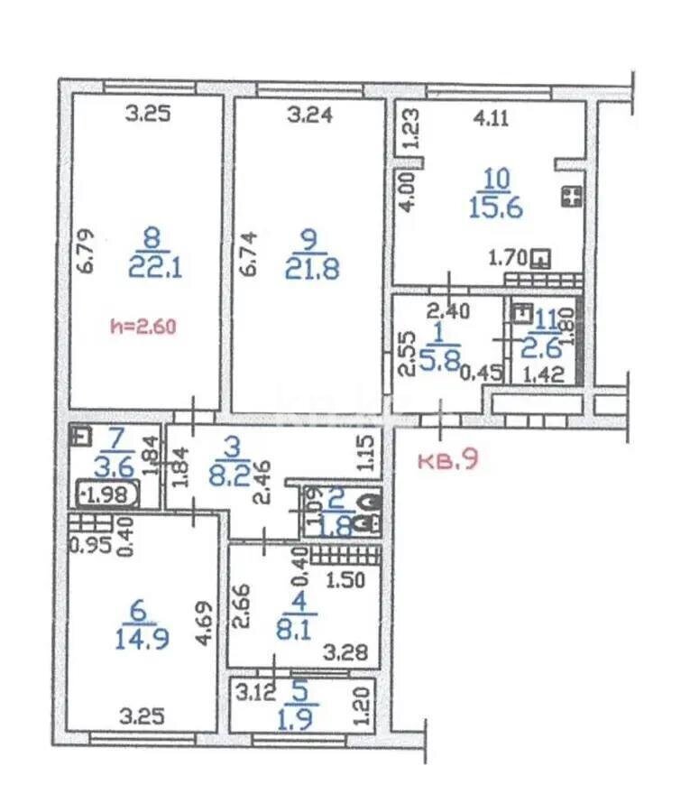 Продажа 4-комнатной квартиры, 108 м² в Алматы - фото 9