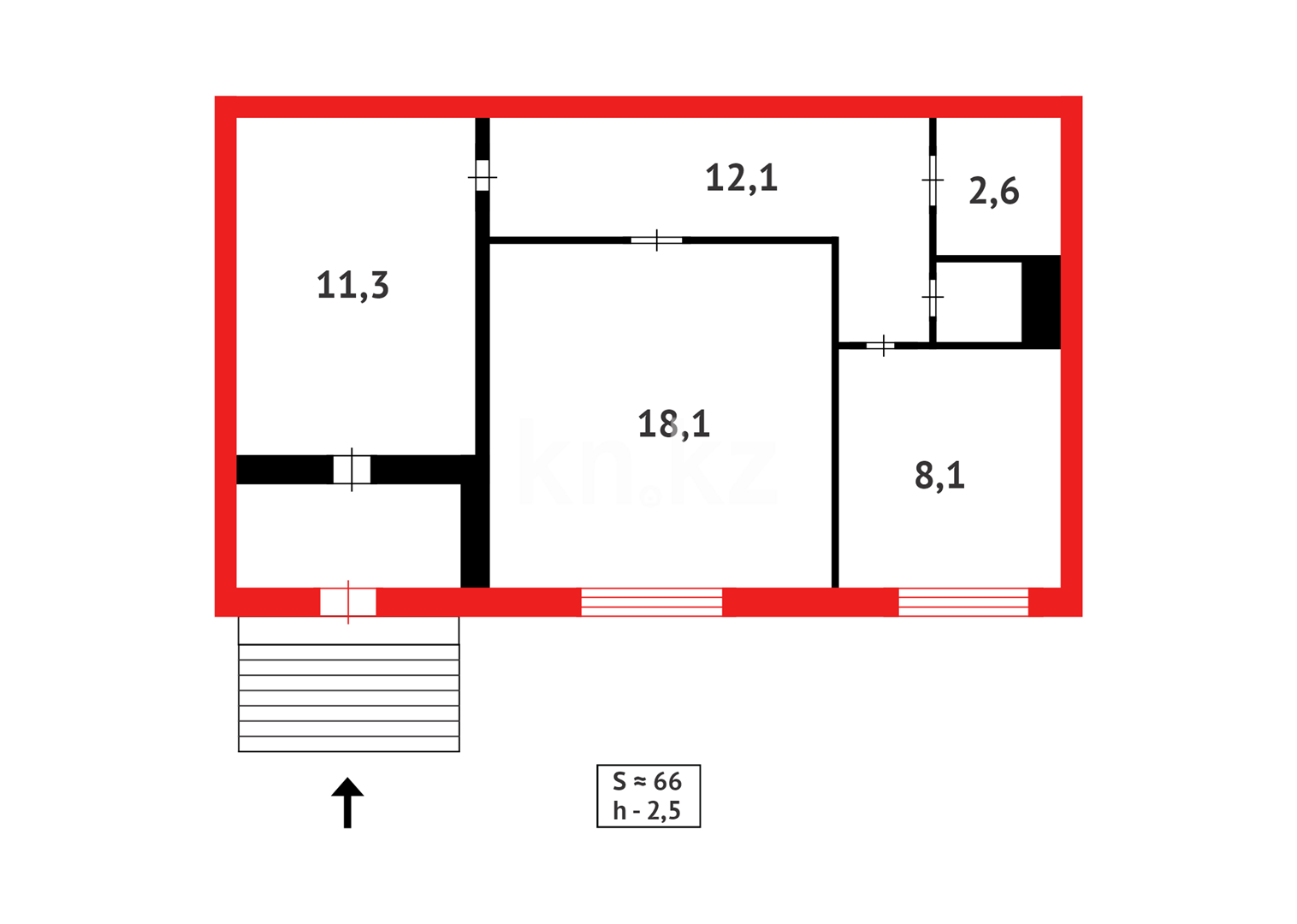 Продажа , 66 м², мкр-н Степной-4 в Караганде - фото 16
