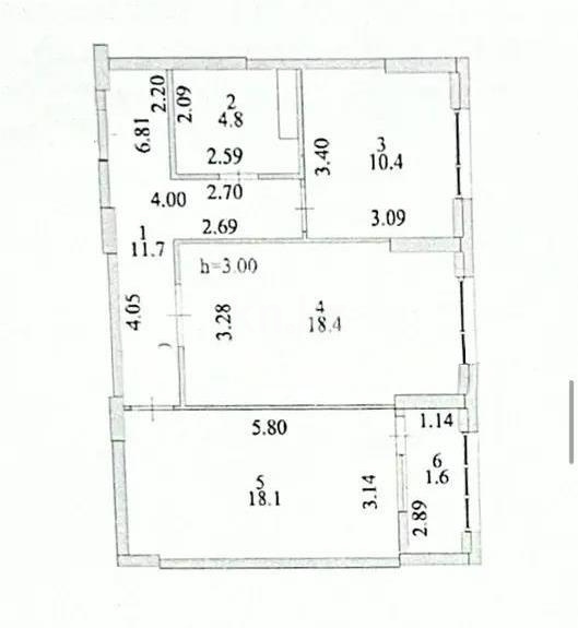 Продажа 2-комнатной квартиры, 65 м² в Астане