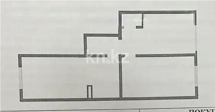 Продажа 2-комнатной квартиры, 68.5 м² в Алматы