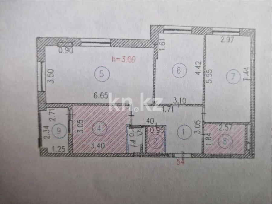 Продажа 3-комнатной квартиры, 85 м² в Астане - фото 5