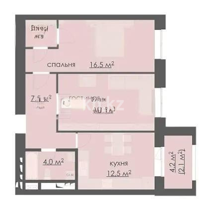 Продажа 2-комнатной квартиры, 64 м² в Караганде - фото 5