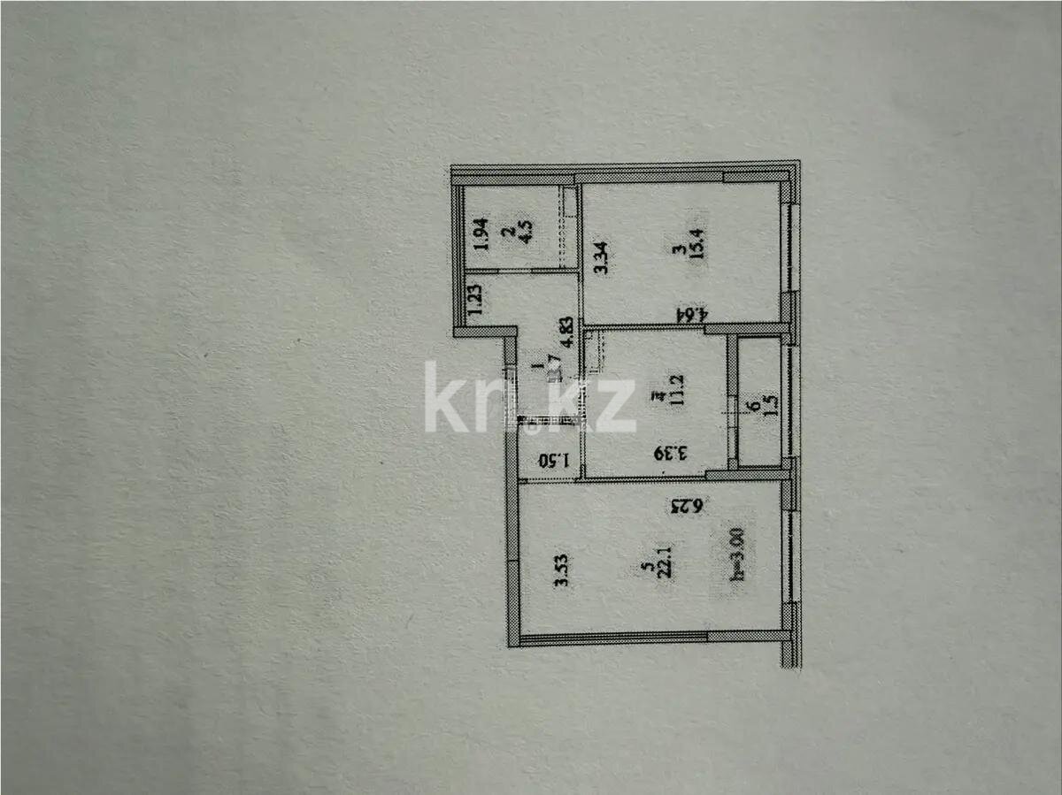 Продажа 2-комнатной квартиры, 64 м² в Астане - фото 3