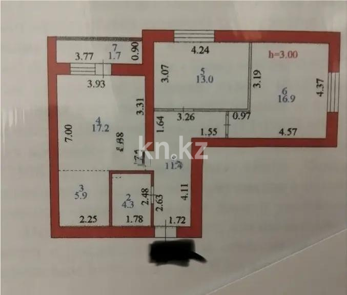 Продажа 3-комнатной квартиры, 70.4 м² в Астане - фото 6