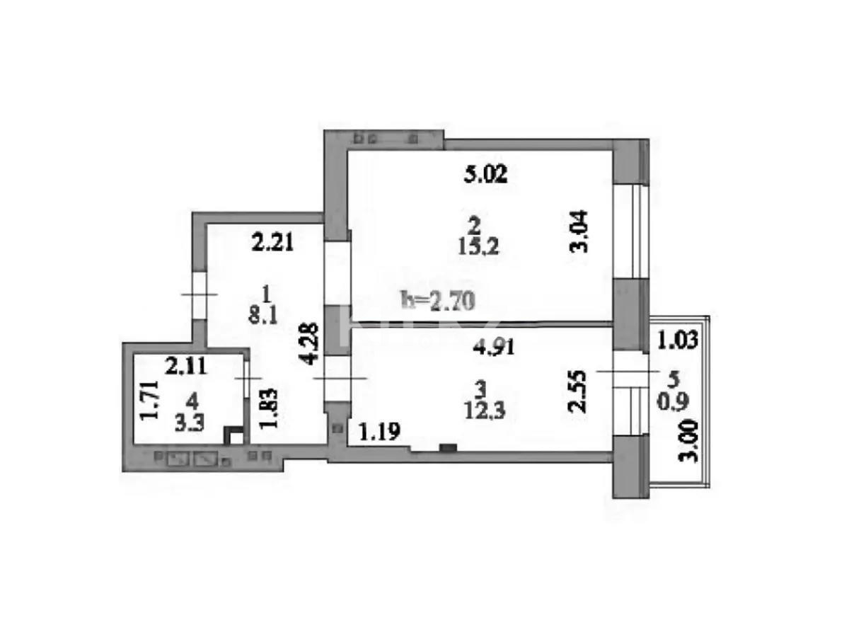 Продажа 1-комнатной квартиры, 39.8 м² в Астане - фото 4