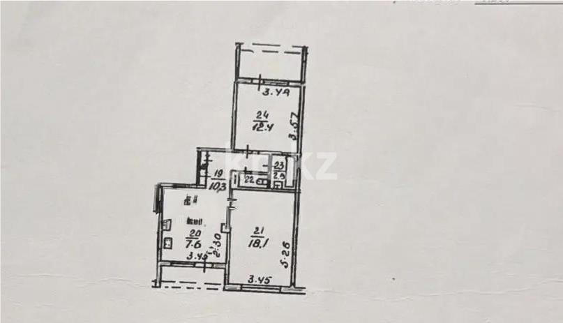Продажа 2-комнатной квартиры, 52.8 м² в Алматы - фото 6