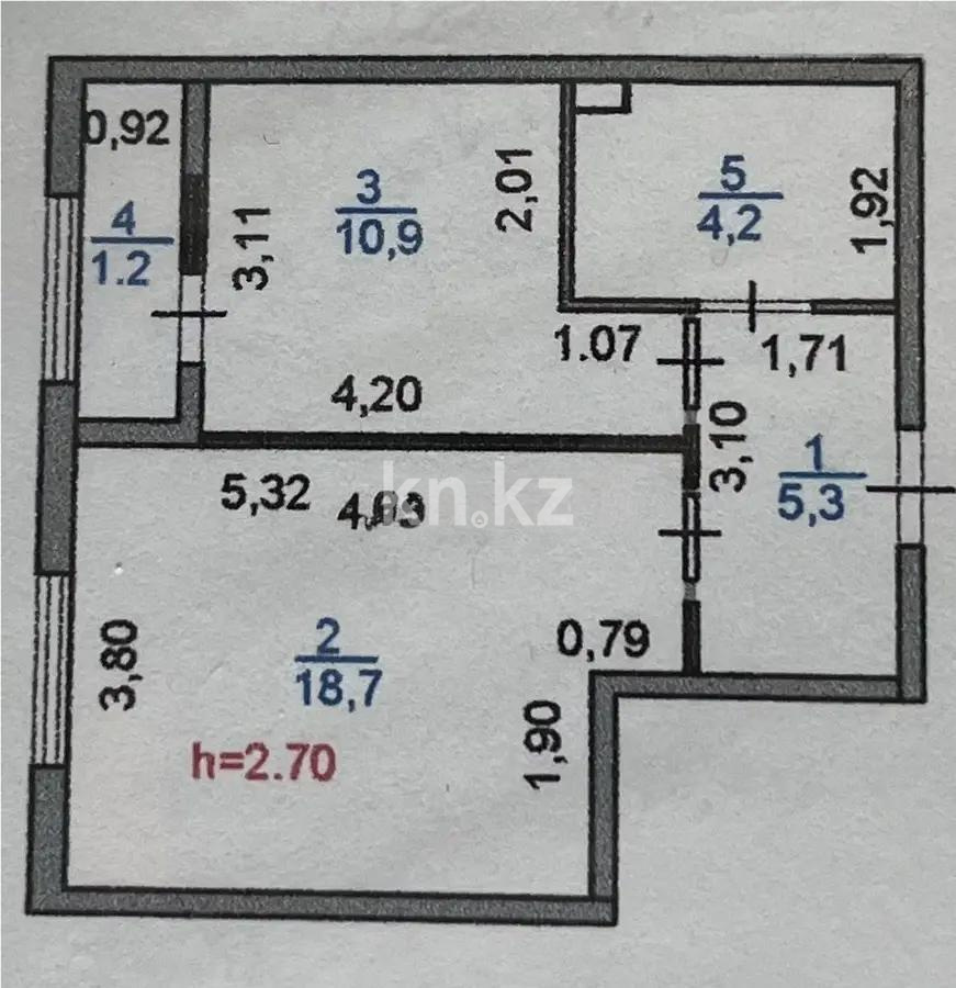 Продажа 1-комнатной квартиры, 40.3 м² в Алматы - фото 4