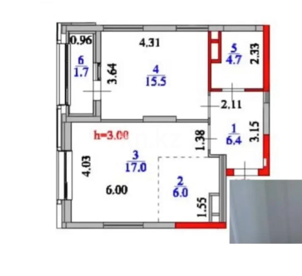 Продажа 2-комнатной квартиры, 53 м², ул. Сыганак, дом  28 в Астане - фото 5