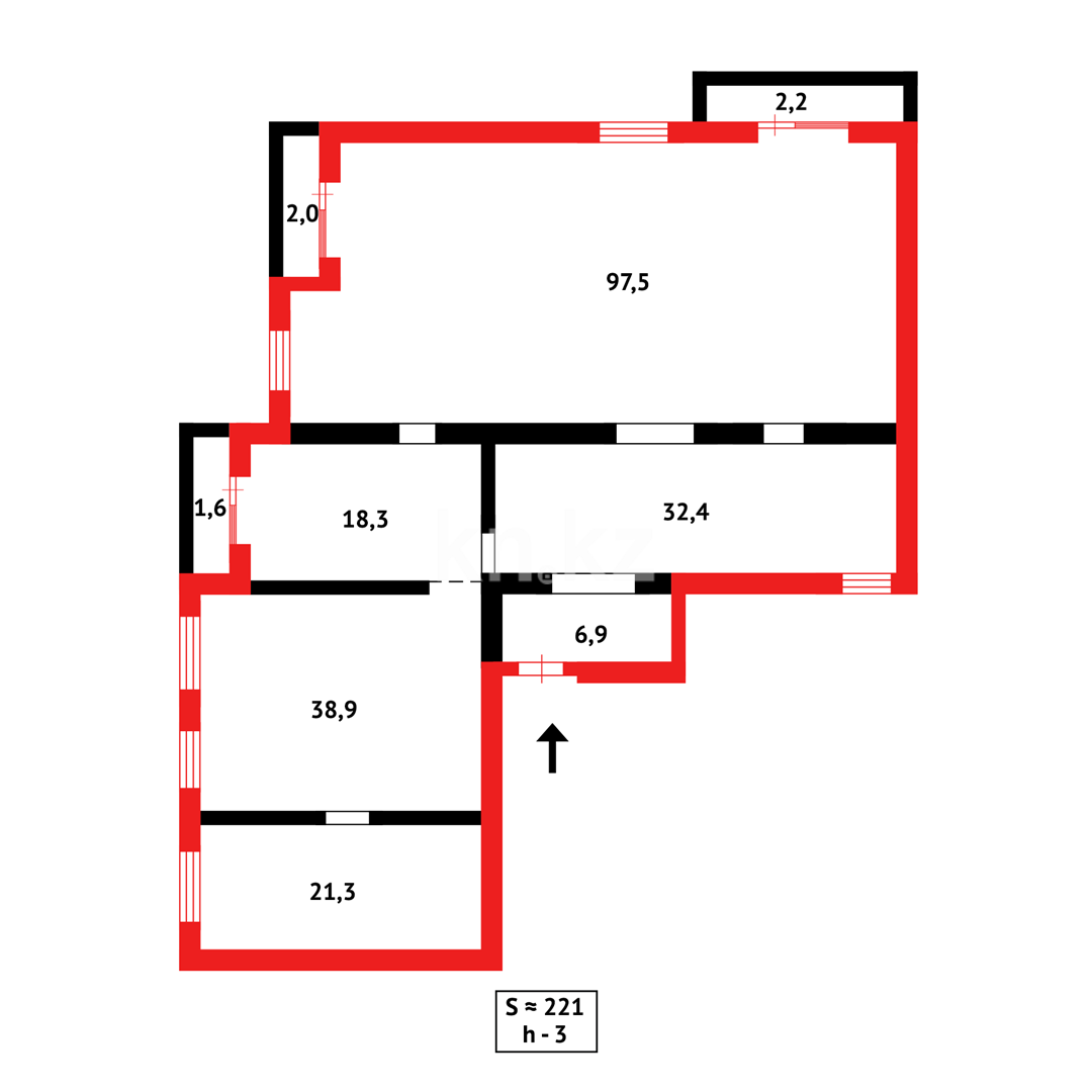 Продажа 5-комнатной квартиры, 221 м² в Караганде - фото 12