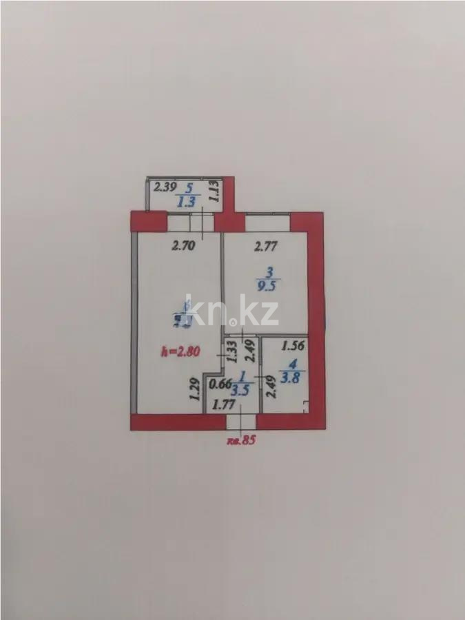 Продажа 1-комнатной квартиры, 35 м² в Астане - фото 6