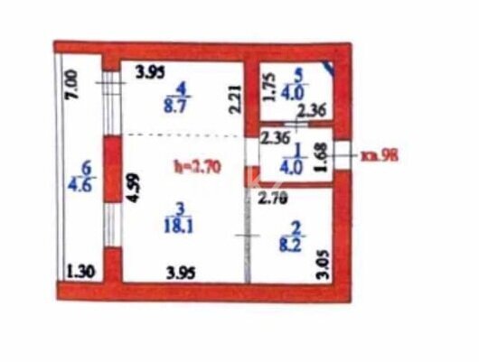 Продажа 2-комнатной квартиры, 47 м² в Астане - фото 2