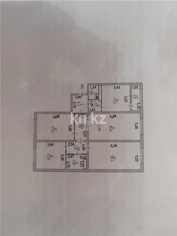Продажа 4-комнатной квартиры, 101 м² в Астане - фото 5