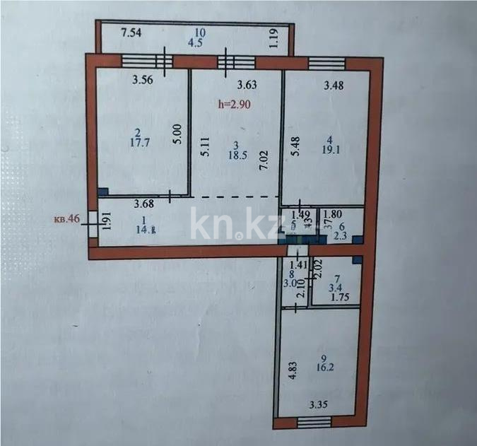 Продажа 3-комнатной квартиры, 101 м² в Астане - фото 4