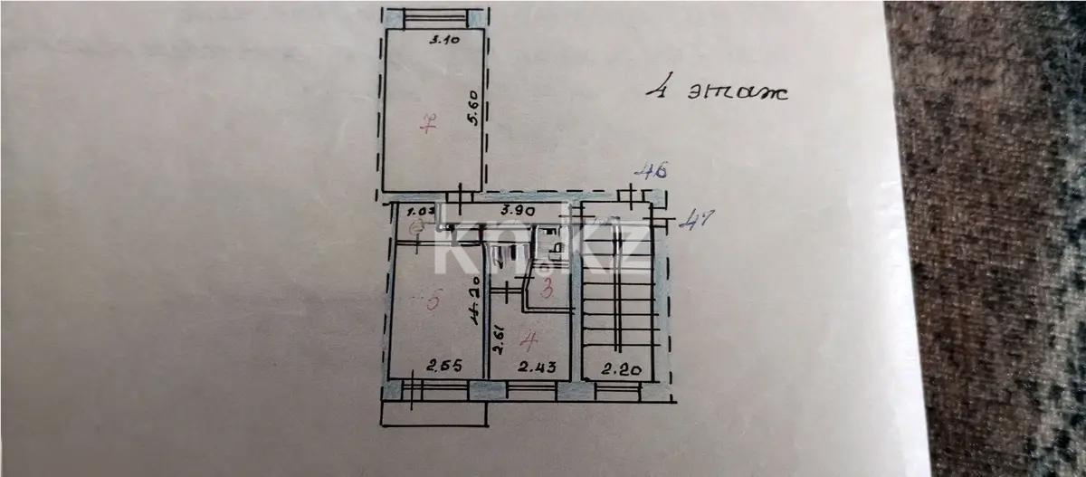 Продажа 2-комнатной квартиры, 46 м², мкр-н 14, дом  14 в Караганде