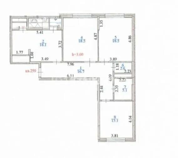 Продажа 3-комнатной квартиры, 97.8 м² в Астане - фото 5