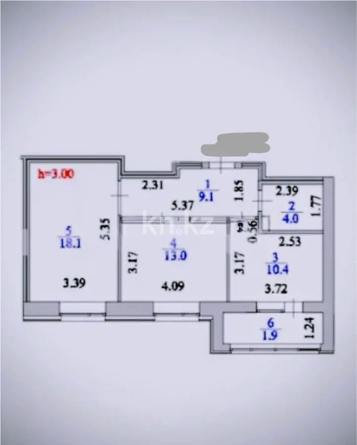 Продажа 2-комнатной квартиры, 57 м² в Астане - фото 6