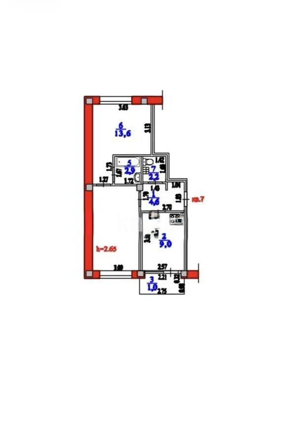 Продажа 2-комнатной квартиры, 50 м² в Алматы - фото 7