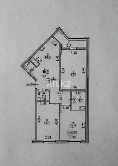 Продажа 3-комнатной квартиры, 75 м² в Алматы