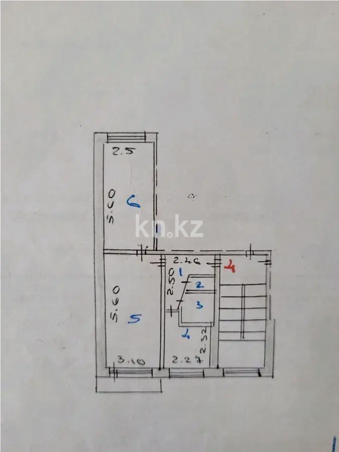 Продажа 2-комнатной квартиры, 45 м² в Караганде - фото 7