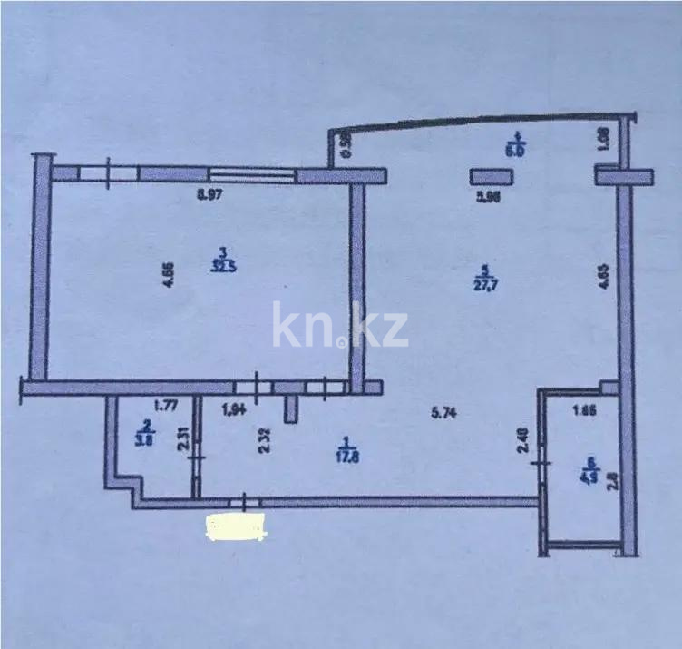 Продажа 3-комнатной квартиры, 93 м² в Алматы - фото 2