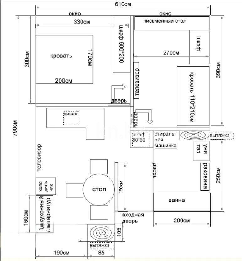 Продажа 3-комнатной квартиры, 45 м² в Алматы - фото 7