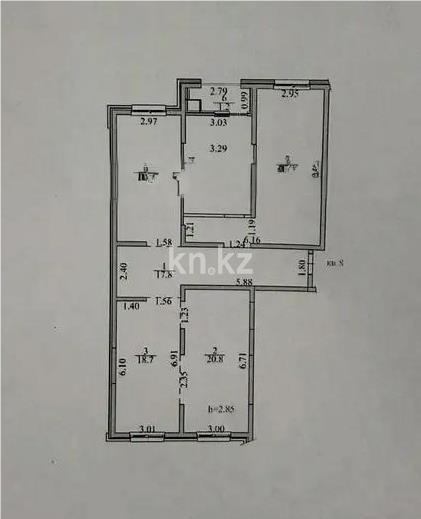 Продажа 4-комнатной квартиры, 115.7 м² в Алматы - фото 3