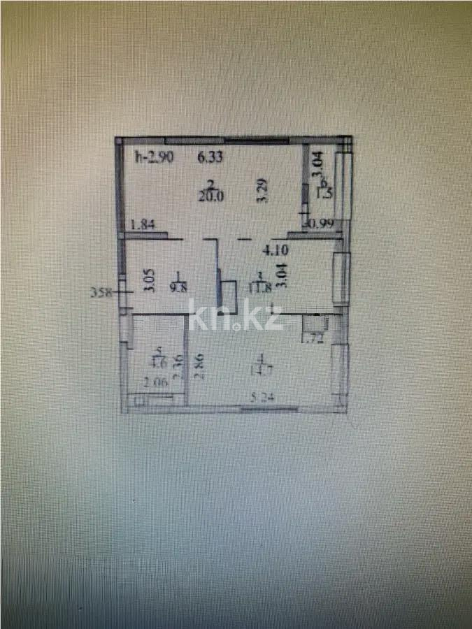 Продажа 2-комнатной квартиры, 62.4 м², ул. Калдаякова, дом  58 в Астане