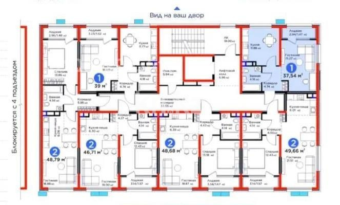 Продажа 1-комнатной квартиры, 38 м² в Алматы