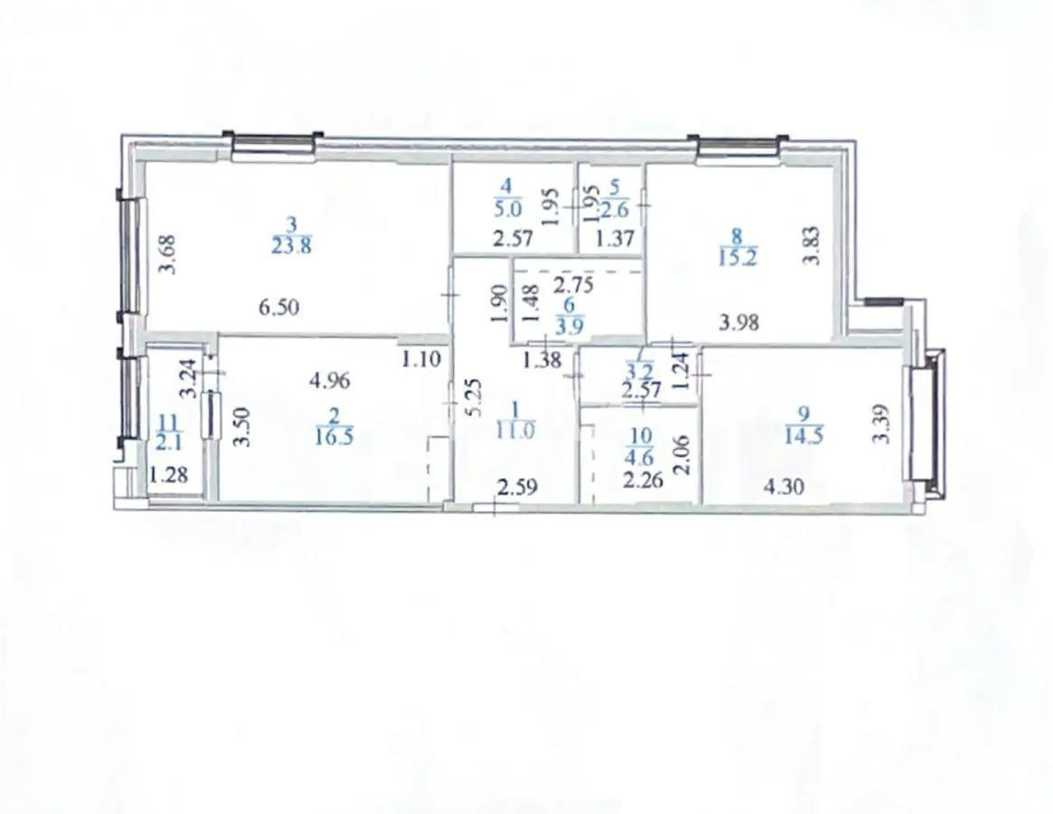 Продажа 3-комнатной квартиры, 102.4 м², ул. Калдаякова, дом  8 в Астане - фото 3