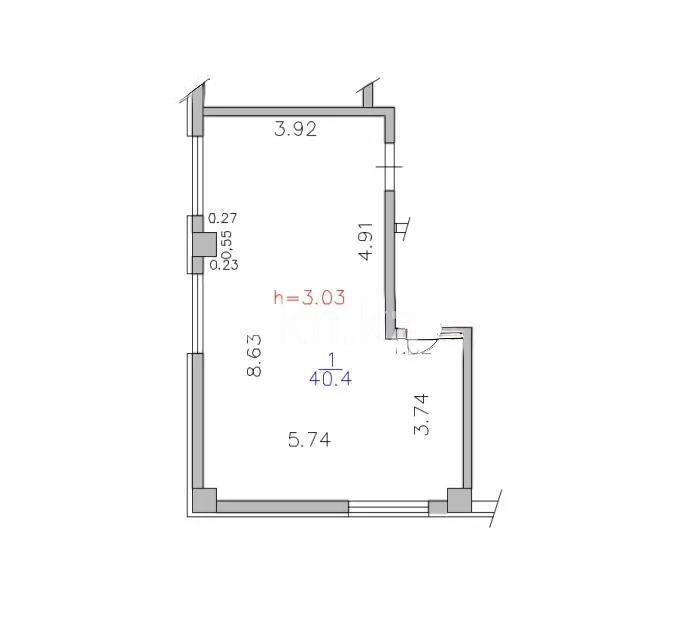 Продажа 1-комнатной квартиры, 54 м², ул. Головацкого, дом  65 в Алматы - фото 3