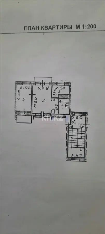 Продажа 2-комнатной квартиры, 45 м² в Караганде