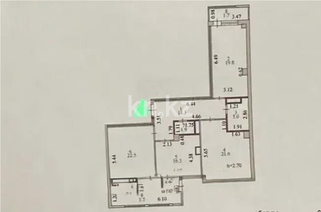 Продажа 3-комнатной квартиры, 106.8 м² в Астане - фото 5