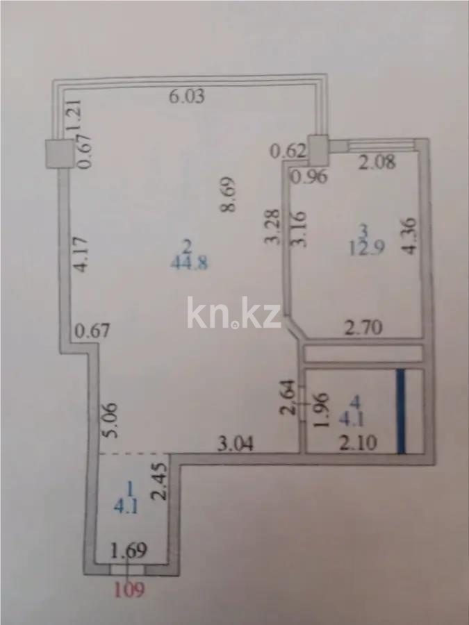 Продажа 2-комнатной квартиры, 65 м² в Астане - фото 4